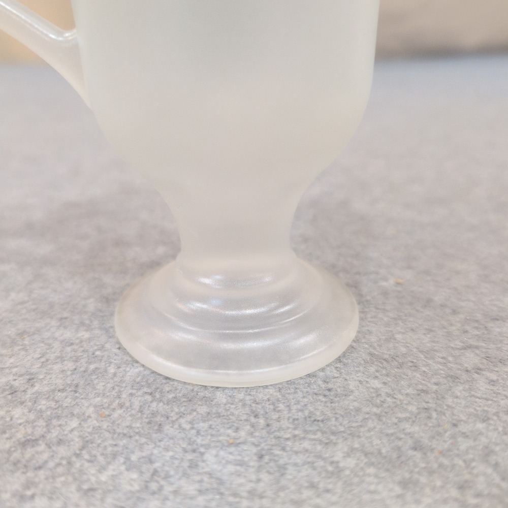 Mary Mahoney's Old French House Biloxi MS Frosted Glass Footed Mug Souvenir - Picture 4 of 5